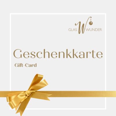 Geschenkekarte von GlasWunder