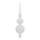 "heaven" - Spitze 31 cm | Christbaumschmuck weiß matt