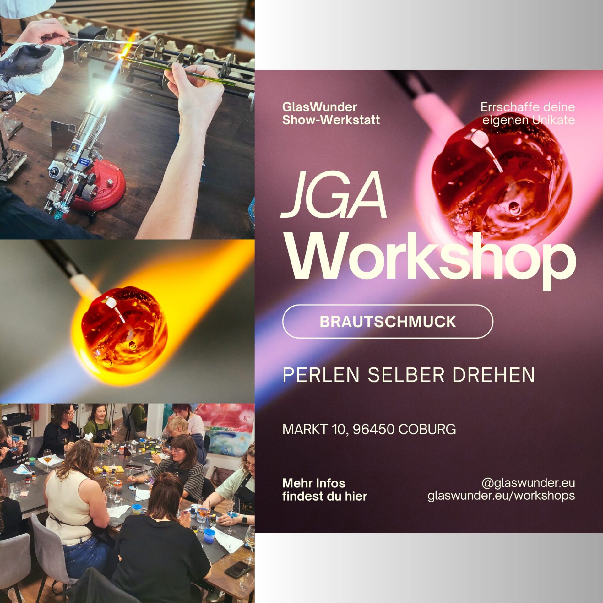 JGA Workshop - Brautschmuck selbst gestalten