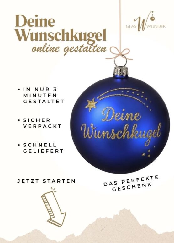 Individuelle Weihnachtskugel gestalten